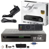 hd-line Leyf Digitális Műholdvevő PVR Felvételi Funkcióval – DVB-S/S2, Full HD 1080p, HDMI, SCART, 2x USB – Astra, Hotbird, Türksat + HDMI K 1