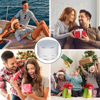 HDAKDDHG Prenosný Bluetooth reproduktor s LED svetlami, HD zvuk, podpora TF kariet, mini bezdrôtový reproduktor na vonkajšie aj vnútorné použitie, grilovačky, pláž, cestovanie 7