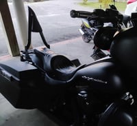 HDBUBALUS Levehető Hátsó Sissy Bar Támlás Háttámla Harley Touring Road King Road Glide Street Glide 2009-2021 Motorkerékpár Alkatrész 7