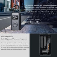 HDeye Elektromos Légpumpa 2 Hordozható Kerékpár Pumpa 150PSI Autó Motorkerékpár 7