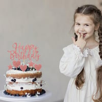 Decorațiuni pentru tort HDGSAFD pentru aniversarea de 11 ani, set de 12 bucăți, cartonașe decorative pentru tort, accesorii pentru petrecerea de aniversare 6