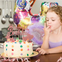 Decorațiuni pentru tort HDGSAFD pentru aniversarea de 11 ani, set de 12 bucăți, cartonașe decorative pentru tort, accesorii pentru petrecerea de aniversare 4