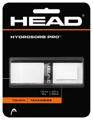 HEAD Hydrosorb Pro Overgrip bijeli zamjenski rukohvat za pickleball reket 2 kom