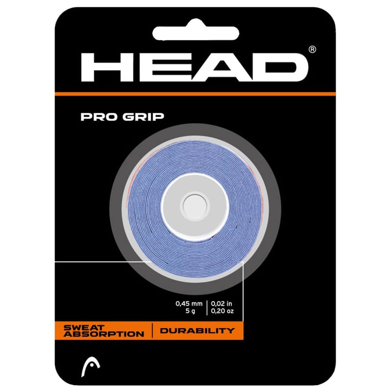 Omotávka na tenisovú raketa HEAD Pro Grip, 3 ks - modrá
