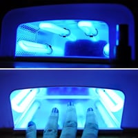 HEALLILY 4db Hordozható Körömlámpa 9W UV LED Szárító Professzionális Csere 9