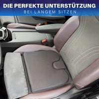 Healthfix Autosedačkový klinový vankúš – Ergonomický ortopedický vankúš z pamäťovej peny, protišmykový a prateľný – Medium (70-95 kg) 3