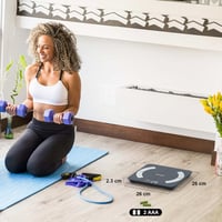 Healthkeep Bluetooth testmérleg 13 egészség-metrika, max. 180 kg - kék 6
