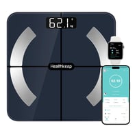 Healthkeep Bluetooth testmérleg 13 egészség-metrika, max. 180 kg - kék 1