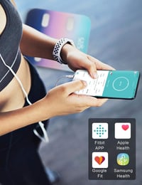 Healthkeep Bluetooth Személyi Mérleg 180kg, LED Kijelzővel iOS Android Apphoz 7