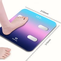 Healthkeep Bluetooth Személyi Mérleg 180kg, LED Kijelzővel iOS Android Apphoz 3
