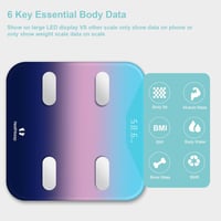 Healthkeep Bluetooth Személyi Mérleg 180kg, LED Kijelzővel iOS Android Apphoz 2