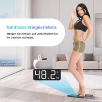 Healthkeep digitális személymérleg 180 kg-ig, LED kijelzővel és edzett üveggel 5