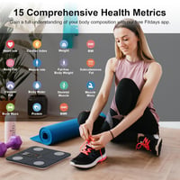 Healthkeep FG2016LB okos testösszetétel-mérleg 15 metrikával - tengerkék - max. 180 kg 5