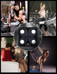 Healthkeep Okos Testösszetétel Mérleg Bluetooth Applikációval - Testzsír BMI Izomtömeg Mérő Digitális Személymérleg Fekete 5