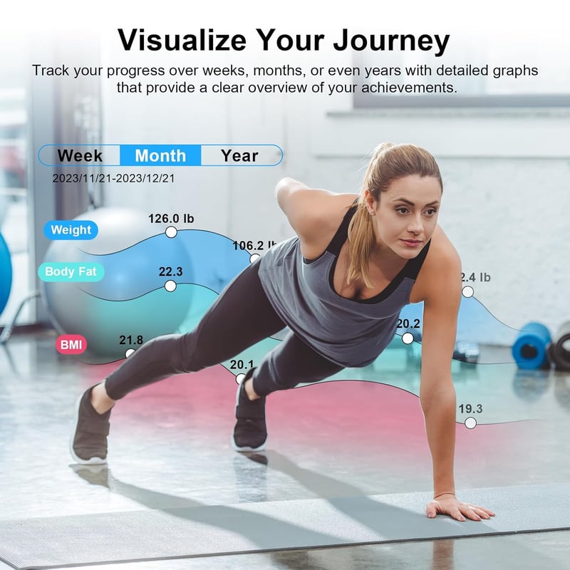 Healthkeep testösszetétel elemző mérleg 15 adattal, szívfrekvencia és BMI mérés, iOS Android alkalmazás