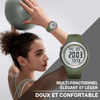 Hearkent vízálló lépésszámláló karóra időseknek, Bluetooth nélkül - fekete 7