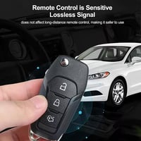 Heart Horse 3 gombos autókulcs ház Ford Mondeo S-Max Galaxy KA+ modellekhez, 433Mhz FSK ID49 chippel, távirányítós kulcsház csere 5