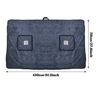 heavenlife mikrovláknový uterák pre psov 130x70 cm – modrý 2