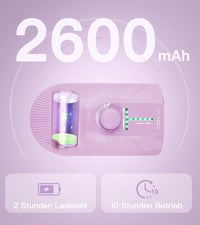 HEBECA Professzionális Körömcsiszoló 35000RPM Akkumulátoros Elektromos Manikűr Készlet 12 Fejjel Lila Szalon Otthoni Használat 3