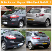 HEBERUCK Megane MK3 féklámpa piros LED 2008-2016 hatchback 4