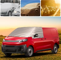 HEBERUCK Szélvédő Takaró Citroen Peugeot Jumpy Expert 2016-2023 és Vivaro 2019-2023 Modellekhez - Vízálló Időjárásálló Védőborítás 5