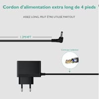 Nabíjací kábel Heblumin pre notebooky Medion Akoya S2218/E14223/E2213/E3222 a Chuwi GemiBook/LarkBook – 12V 2A 5