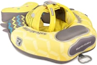 HECCEI Úszógyűrű Babáknak 3-24 Hónapos Korig, Nem Felfújható Úszástanulás Segédeszköz - Colorful Fish Yellow 1