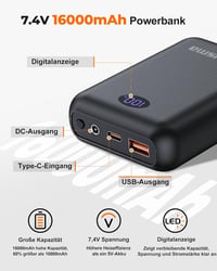 Hecusma Fűthető Mellény 16000mAh Akkumulátorral, 9 Fűtési Zóna, Elektromos 5