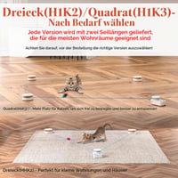 Interaktívna hračka pre mačky Hedsuin H1K3 pre mačky a mačiatka v interiéri – Automatická a manuálna pohyblivá hračka, rozvoj loveckého inštinktu, mentálna stimulácia 8