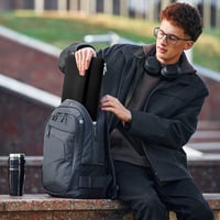 HEDUGO Puzdro na notebook 15-16 palcov pre MacBook Air/Pro, HP, Acer, Asus, polstrovaný ochranný obal s puzdrom na príslušenstvo na zips 6