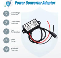 Heemol 12V USB adaptér, 12V na 5V micro USB menič, 3A 15W DC buck konvertor modul, napájací menič do auta 6