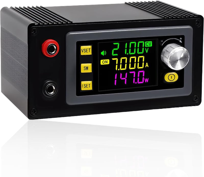 Convertor buck-boost reglabil Heemol DC 6-36 V 150 W, modul încărcător solar cu afișaj LCD, tensiune și curent stabilizat