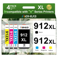 hehua 912XL utángyártott tintapatron csomag HP OfficeJet 8012-8025 nyomtatókhoz, 4 db 1