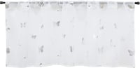 HeichkelL ezüst fényvisszaverő voile függöny pillangó mintás konyhai rövid függöny 30x90cm 6