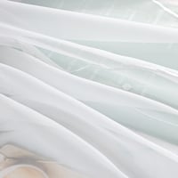 Heichkell Voile Rimska zavjesa s vezom, bijela, 100x140 cm, od prozirnog materijala 5