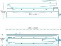 HeiGuno 300mm Forró Levegős Műanyaghegesztő Gép - Fehér Fóliahegesztő Készülék Elektromos Működéssel, 400W Teljesítmény, Automatikus Kikapcs 9