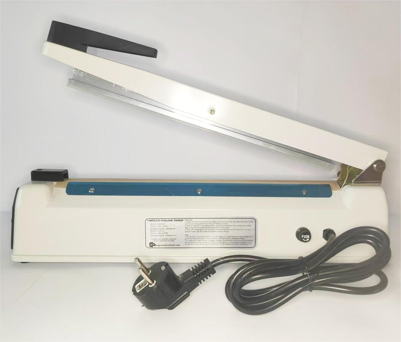 HeiGuno 300mm Forró Levegős Műanyaghegesztő Gép - Fehér Fóliahegesztő Készülék Elektromos Működéssel, 400W Teljesítmény, Automatikus Kikapcs