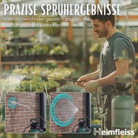 Heimfleiss 5 Literes Nyomáspermetező - Kerti és Autómosó Permetezőpalack, Állítható Vállpánttal, 3 Bar Nyomással, Sárgaréz Szórófejjel, Növé 2
