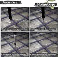 Heimfleiss® Fúrófil és Huzalcsipesz 1,4x100-300mm 1000db Betonkötöző Szett 6