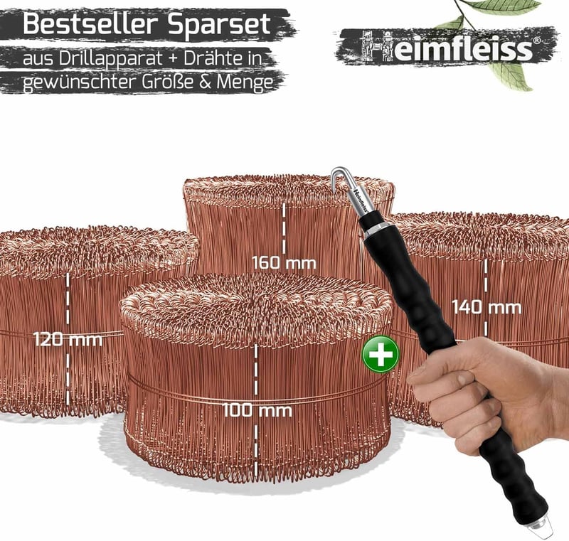 Heimfleiss Fúrógép Kiegészítő és Szemcsavar Fúró Drót Szett