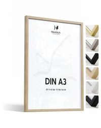 Heimlich Rám na obrazy DIN A3 30x42 cm dub prírodný drevený rám na fotografie a plagáty 2