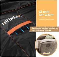 Husă pentru mobilier de grădină HEIMUNI 280x210x90 cm, 420D, impermeabilă, prelată de protecție împotriva prafului pentru masă și scaune de terasă sau balcon 4