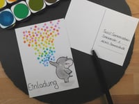 Heite 100 ks bielych prázdnych pohľadníc DIN A6 na kreatívnu tvorbu, pohľadnice s vlastným dizajnom, prémiový natieraný papier 300 g/m² 4