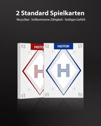 HEITOK 500 Darabos Poker Zseton Készlet 11,5g Számozott Zsetonokkal Alumínium Kofferben 1-500$ Blackjack Kaszinó Játékokhoz 6