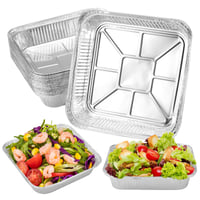 Hejo Aluminijska posuda za roštilj 30 kom – 1200 ml aluminijska posuda za kapanje i pečenje, set 1