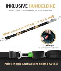 Heldenwerk® Poťah na autosedačku pre psov, vodeodolný a odolný voči poškriabaniu, na zadné sedadlo, univerzálna veľkosť, s bočnou ochranou 7