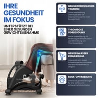 Set Pedale de Exerciții HELDENWERK®, Certificat TÜV/GS, Protejează Articulațiile, Ideal pentru Vârstnici, Bicicletă de Fitness pentru Uz Casnic 7