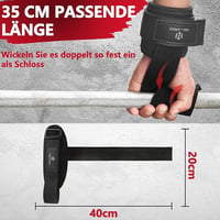 HELI MIAO Erősítő Emelő Szíjak Bőr Csuklótámasz Testépítéshez Crossfit Edzéshez Fekete 4