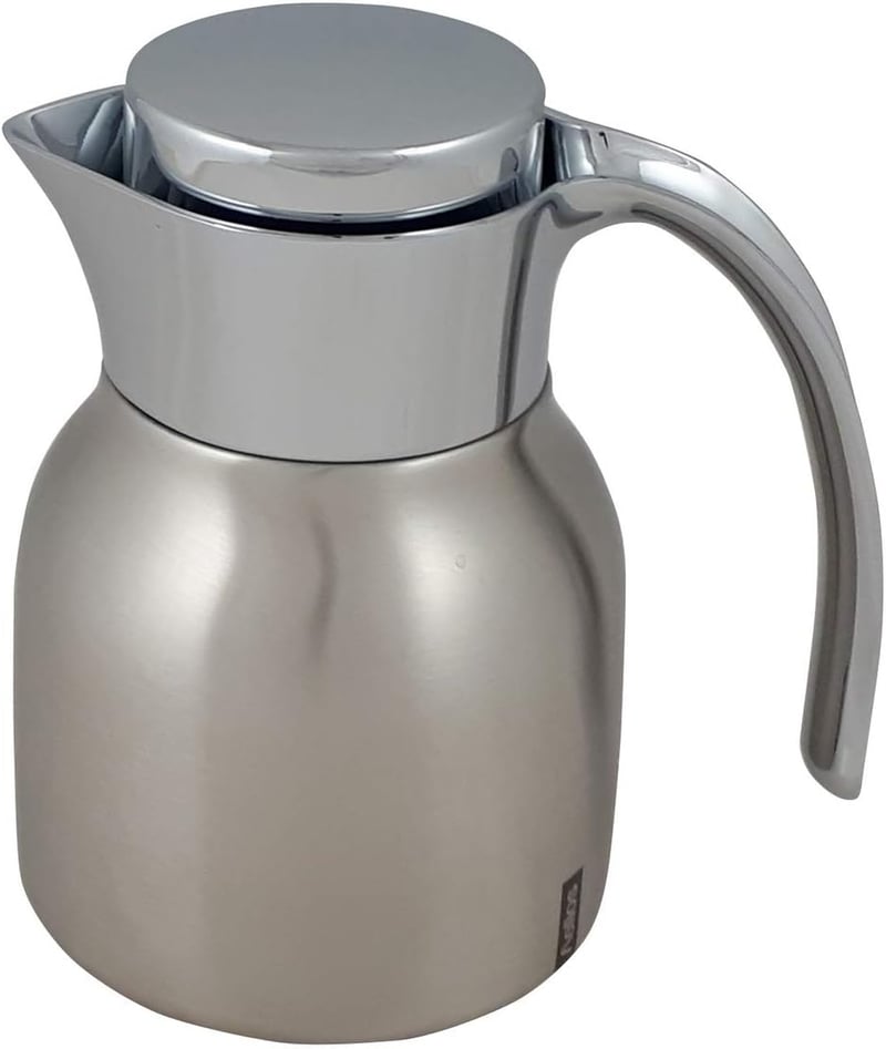 Helios rozsdamentes termosz 0,6L - 6 órás hőtartás - forró és hideg italok - 600 ml