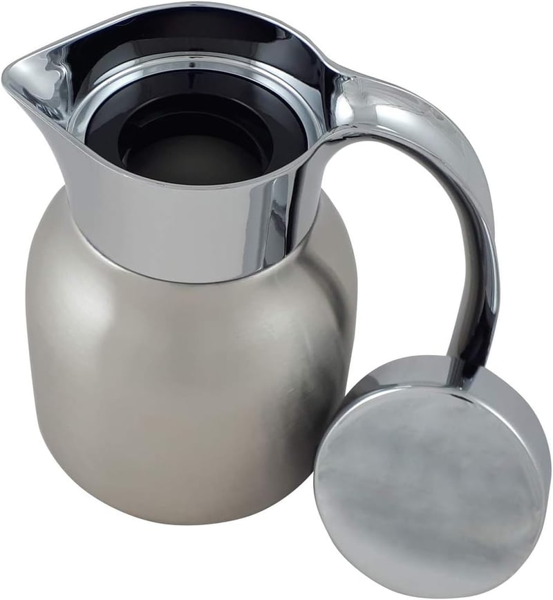 Helios rozsdamentes termosz 0,6L - 6 órás hőtartás - forró és hideg italok - 600 ml
